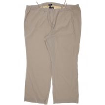 Ulla Popken Damen Stoffhose, beige, Gr. 28