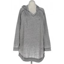 Ulla Popken Damen Kapuzenpullover, grau, Gr. 54
