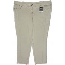 Ulla Popken Damen Stoffhose, beige, Gr. 58