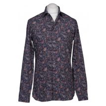 Van Laack Herren Hemd, marineblau, Gr. 48