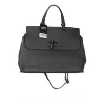 Vera Pelle Damen Handtasche, schwarz, Gr.