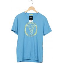 Versace Jeans Herren T-Shirt, blau, Gr. 44