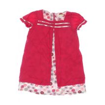 vertbaudet Mädchen Kleid, pink, Gr. 110