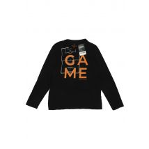 Volcano Jungen Langarmshirt, schwarz, Gr. 146