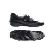 waldläufer Damen Halbschuh, schwarz, Gr. 7.5