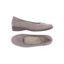 waldläufer Damen Ballerinas, beige, Gr. 7.5