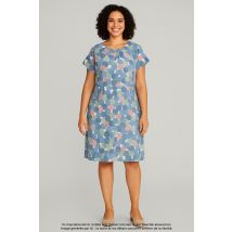 Waschbär Damen Kleid, mehrfarbig, Gr. 44