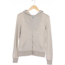 Wildfox Damen Kapuzenpullover, beige, Gr.