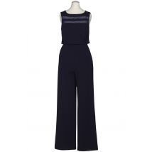 Young Couture by Barbara Schwarzer Damen Jumpsuit/Overall, marineblau, Gr. 34