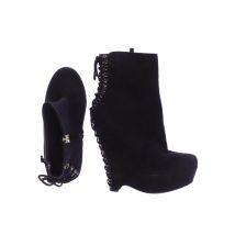 Yves Saint Laurent Damen Stiefelette, schwarz, Gr. 37