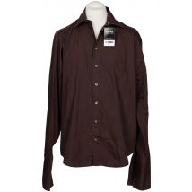 Yves Saint Laurent Herren Hemd, braun, Gr. 54