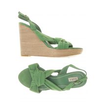Zara Damen Sandale, grün, Gr. 38