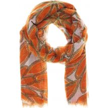 Zara Damen Schal, orange, Gr.