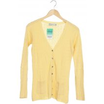 Zara Damen Strickjacke, gelb, Gr. 38