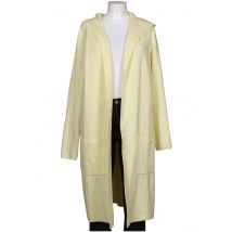 Zwillingsherz Damen Strickjacke, gelb, Gr. 48
