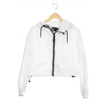 bershka Damen Jacke, weiß, Gr.