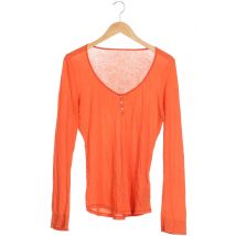 iheart Damen Langarmshirt, orange, Gr.