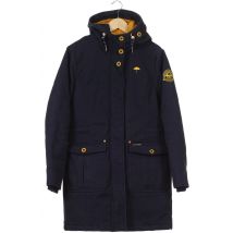 Schmuddelwedda Damen Mantel, blau, Gr.