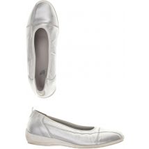 waldläufer Damen Halbschuh, silber, Gr. 7.5