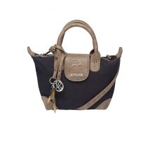 Trachtentasche schwarz taupe 010158