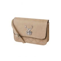 Trachtentasche Hirsch mit Steppung 003029 ~ taupe