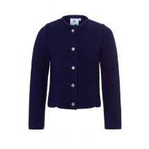 Mädchen Trachten Strickjacke dunkelblau Marina 002386 ~ 140