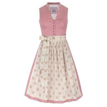 Mini Dirndl 60 cm altrosa creme Minna 010688 ~ 30
