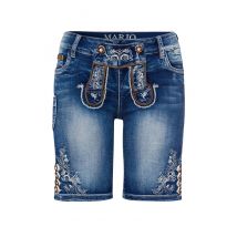 Damen Trachtenjeans kurz blau Stretch Franziska 005131 ~ 34