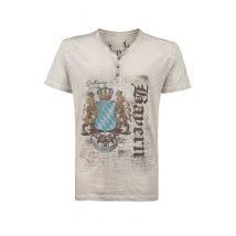 Trachtenshirt hellgrau Luggi 011095 ~ XXL