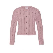Mädchen Trachten Strickjacke altrosa Modell: Lilly 009521 ~ 104