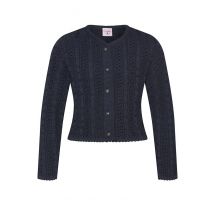 Mädchen Trachten Strickjacke dunkelblau Modell: Lilly 009522 ~ 116