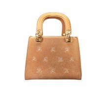 Trachtentasche Samt ~ taupe