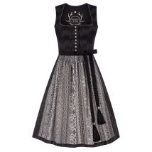 Dirndl LARISSA (70 cm) ~ 42 ~ schwarz