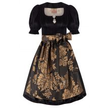 Dirndl DANIELLE (70 cm) ~ 34 ~ schwarz, braun