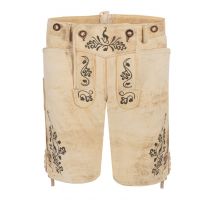 Lederhose kurz sumatra oliv Ludwig 015803 ~ 50