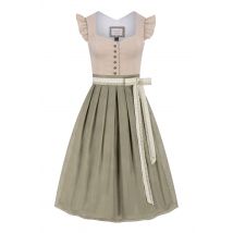 Dirndl MELODY (75 cm) ~ 30 ~ creme, salbei