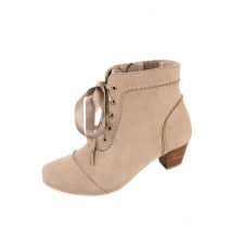 Damen Trachtenstiefel taupe Eibsee 011178 ~ 36