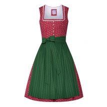 Mini Dirndl 60 cm rot grün Laureen 009197 ~ 36