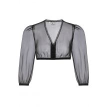 Dirndlbluse aus Chiffon ~ 34 ~ schwarz