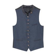 Trachtenweste dunkelblau gemustert Königsdorf 009869 ~ 52
