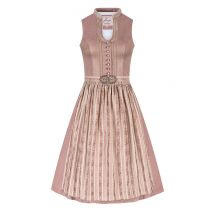 Midi Dirndl 65 cm altrosa beige Denise 010929 ~ 38