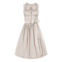 Hochzeitsdirndl midi 70 cm creme Ceana 014208 ~ 42