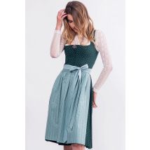 Midi Dirndl 65 cm dunkelgrün mint Frieda 016557 ~ 48