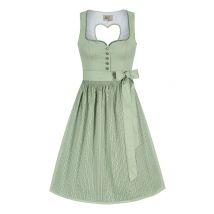 Midi Dirndl 65 cm salbei gemustert Antonia 014656 ~ 36