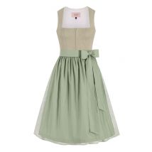 Festdirndl mit Leinen-Mieder (70 cm) ~ 44