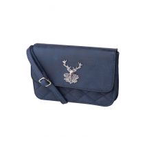 Trachtentasche Hirsch mit Steppung 003029 ~ blau