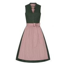 Midi Dirndl 65 cm grün altrosa Valentina 014425 ~ 34
