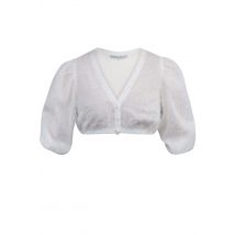 Dirndlbluse KÜHBACH ~ 36 ~ weiß