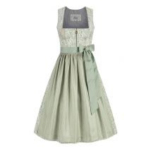 Midi Dirndl 70 cm creme mintgrün Gloria 015703 ~ 46