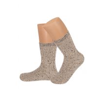 Kinder Trachtensocken hellbraun meliert 005486 ~ 35-37